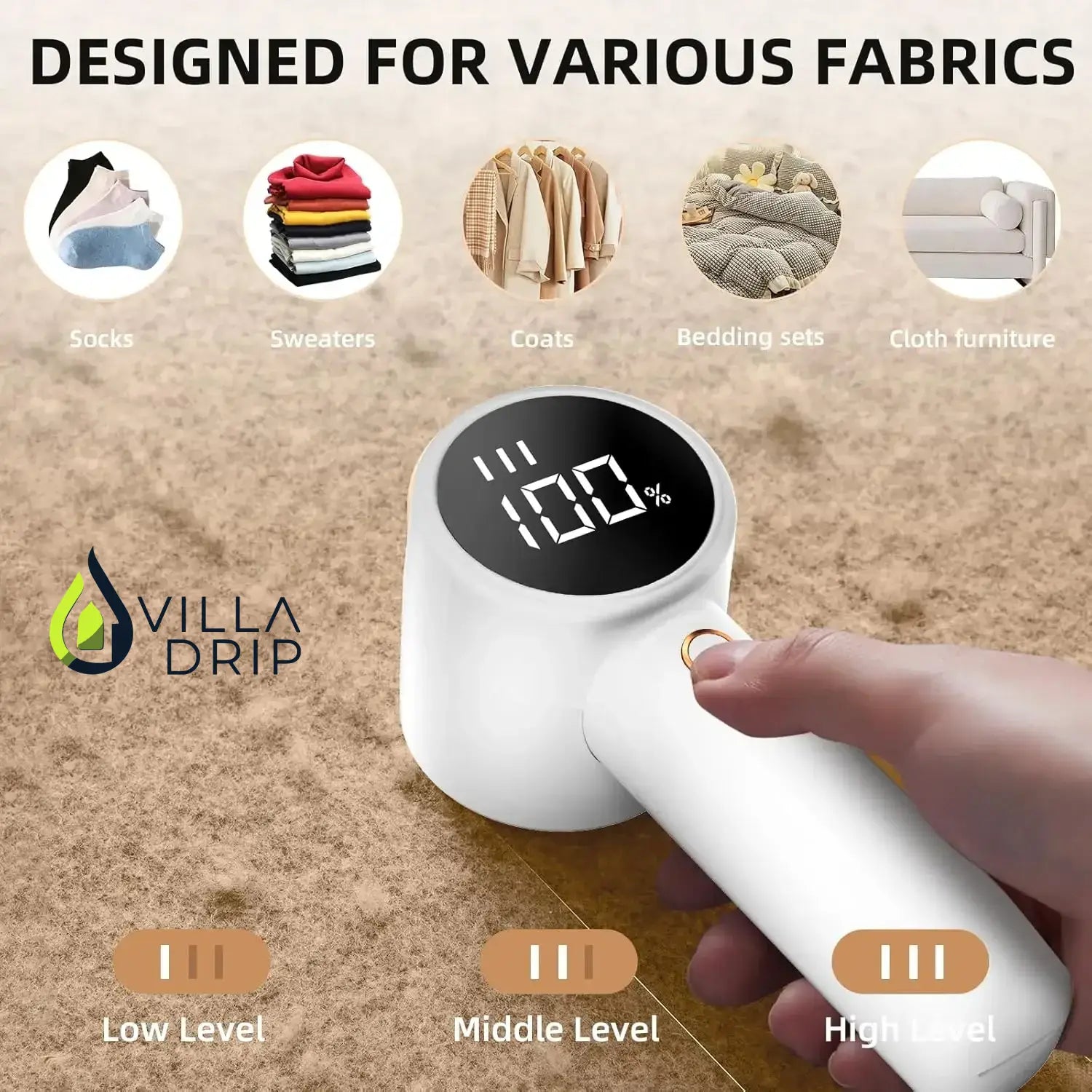 Rechargeable Fabric Shaver - 6 Blade Pro