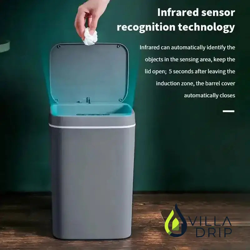 16L Automatic Sensor Trash Can Electric Touchless Smart Bin