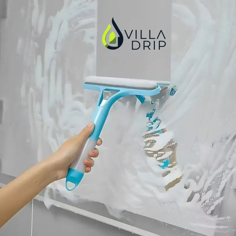 3-in-1 Blue Window Cleaner Kit - Holiday Streak-Free Glass Cleaning